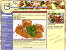 Tablet Screenshot of catering-koesching.de